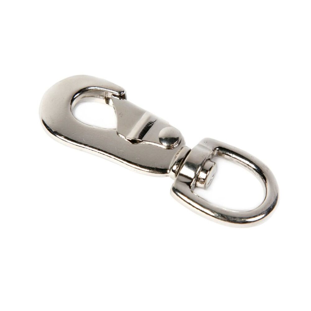 image of 830m Cap Snap, Swivel Round Eye, Zinc Plated, 1-Inch Eye Size
