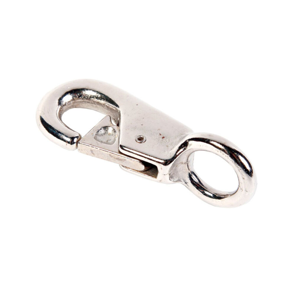 image of Zinc Finish Rigid Round Eye Tie Snap, 3 3/4 in with 3/4 in Eye