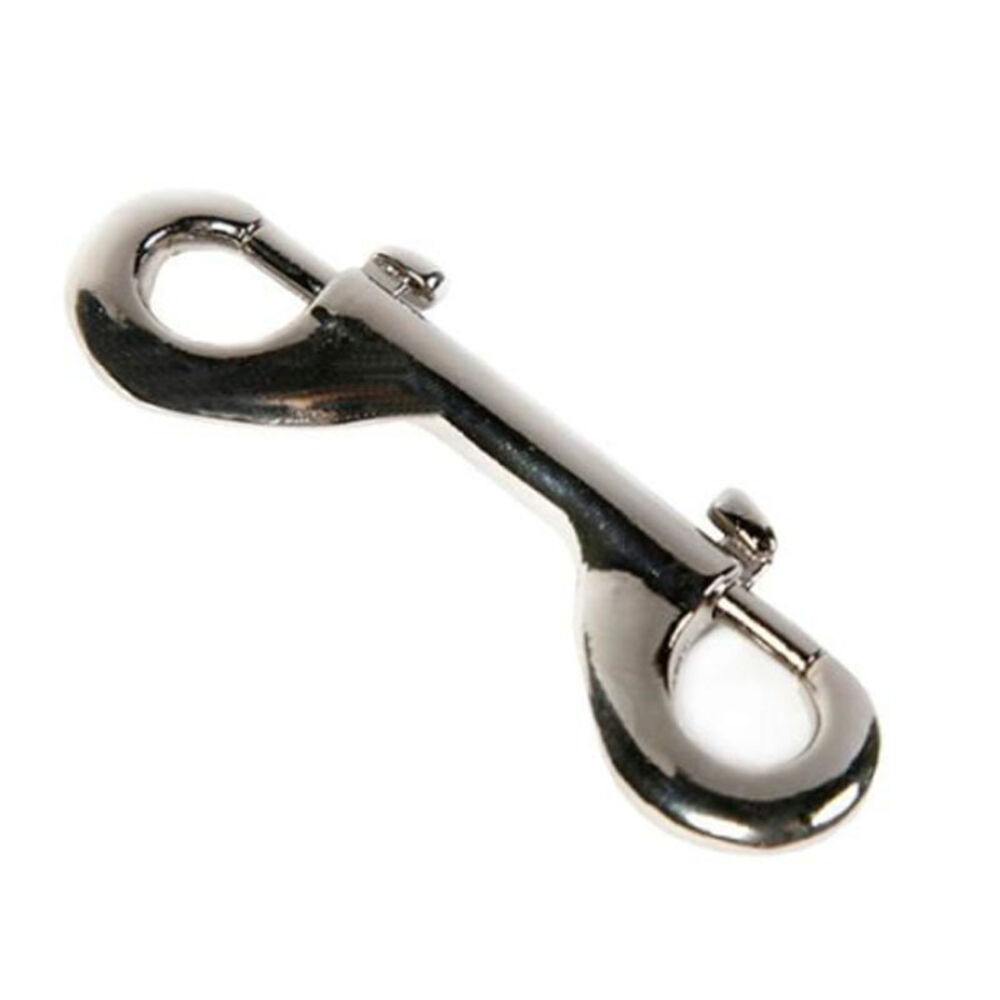 image of Double Ended Bolt Snap, 3-1/2-Inch - Nickel Plated