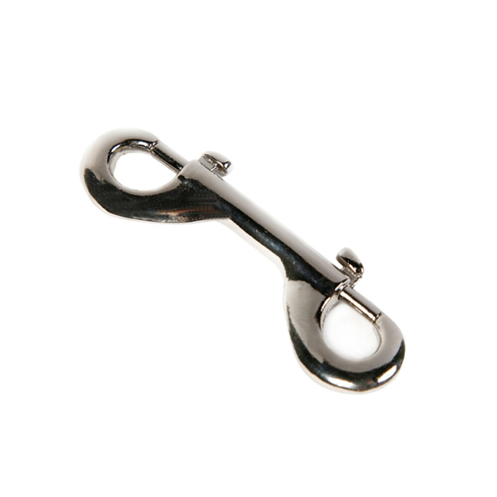 image of Double Ended Bolt Snap, 4-Inch, Nickel Finish