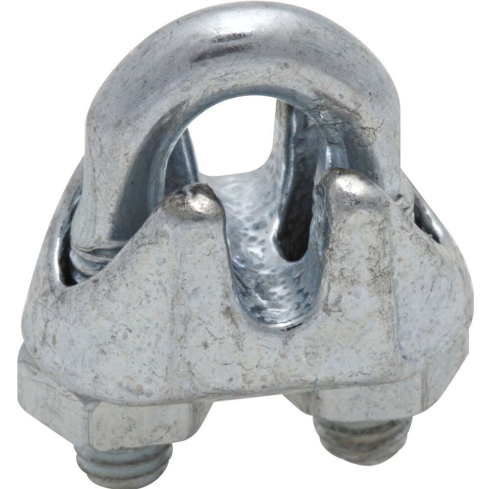 image of Zinc Plated Wire Cable Clamp 1/8 in