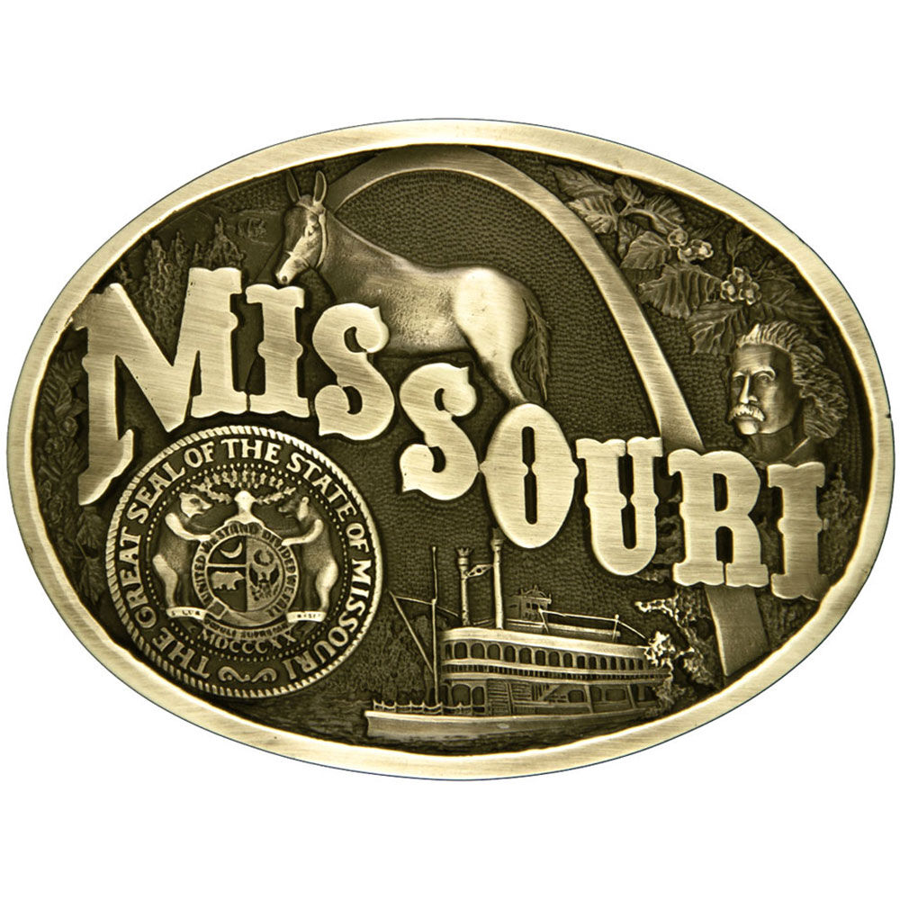 image of Missouri State Heritage Attitude Buckle