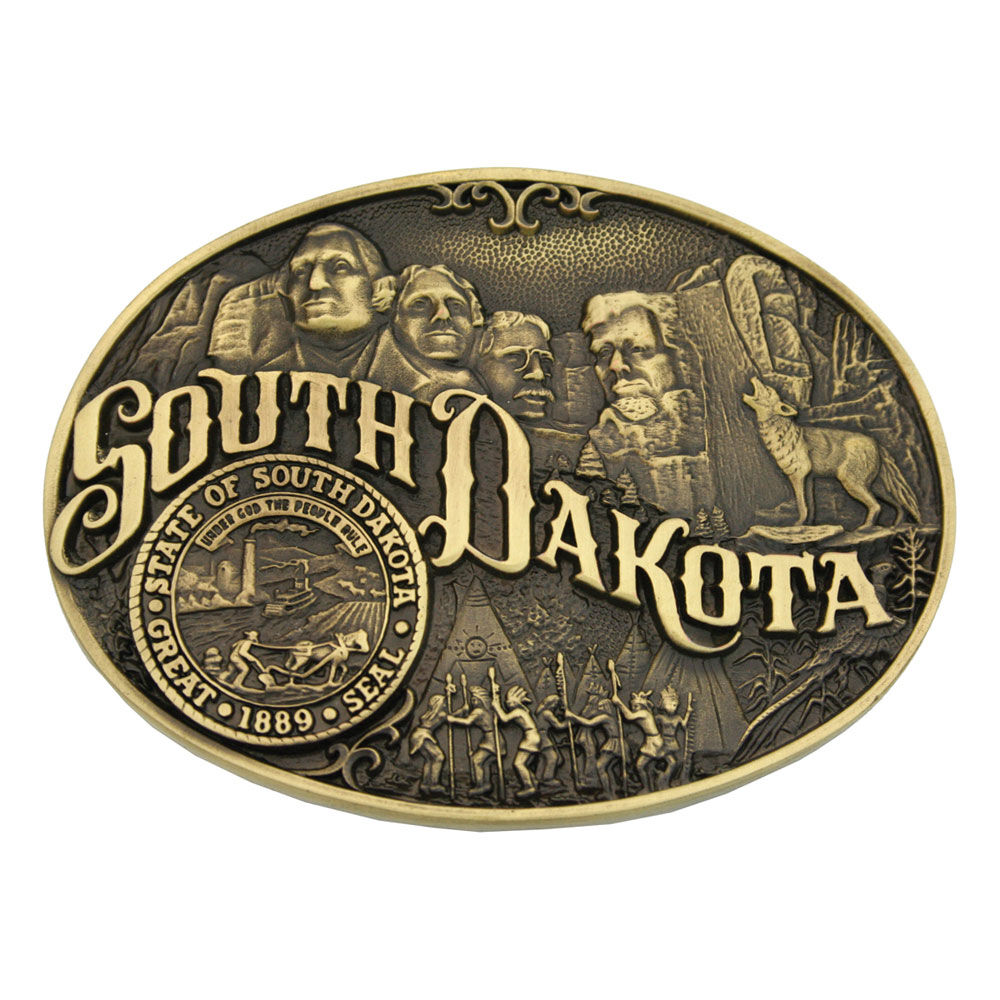 image of South Dakota State Heritage Attitude Buckle