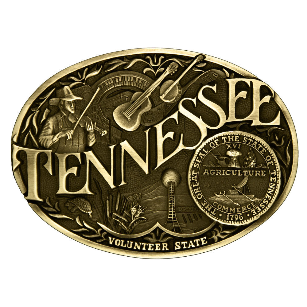 image of Tennessee State Heritage Attitude Buckle