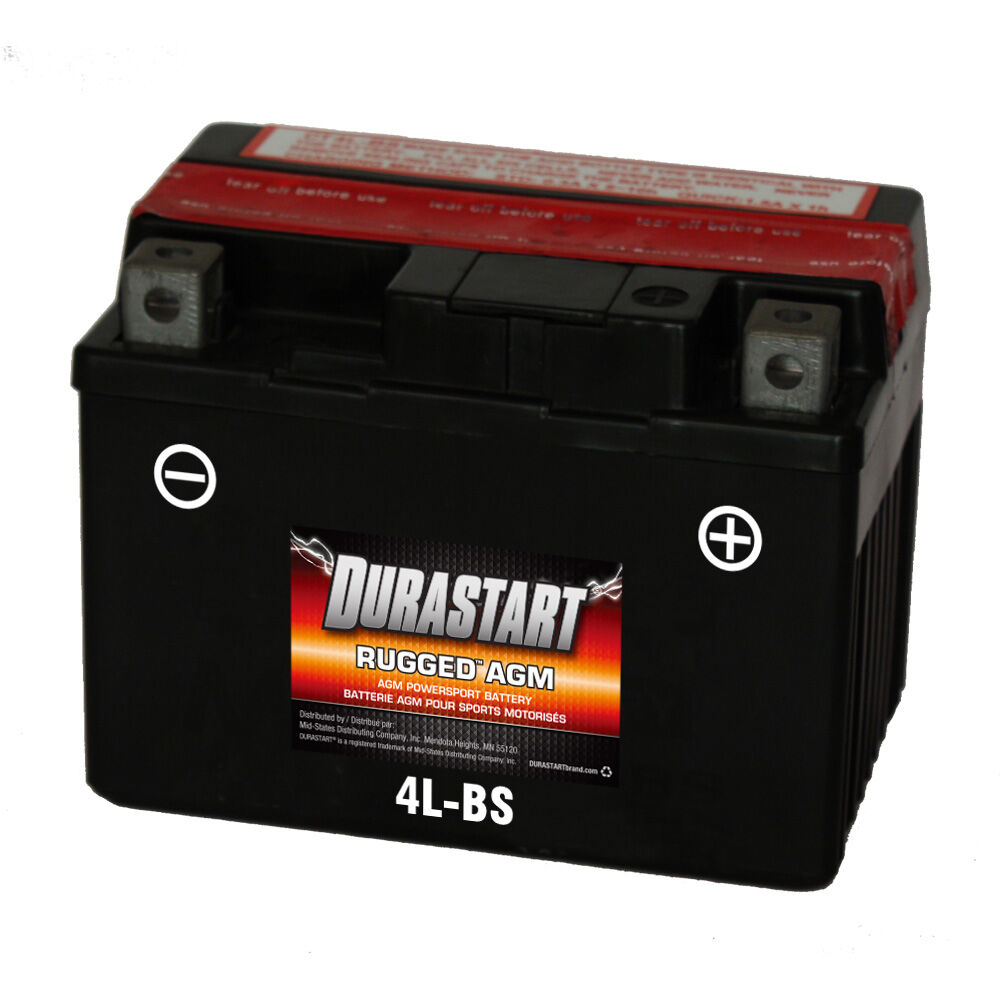 image of 12V Rugged AGM Powersport Battery, 4L-BS