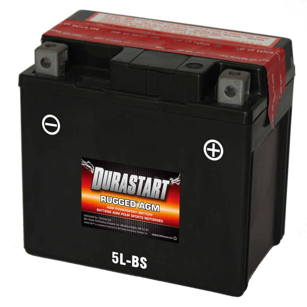 image of 12V Rugged AGM Powersport Battery, 5L-BS