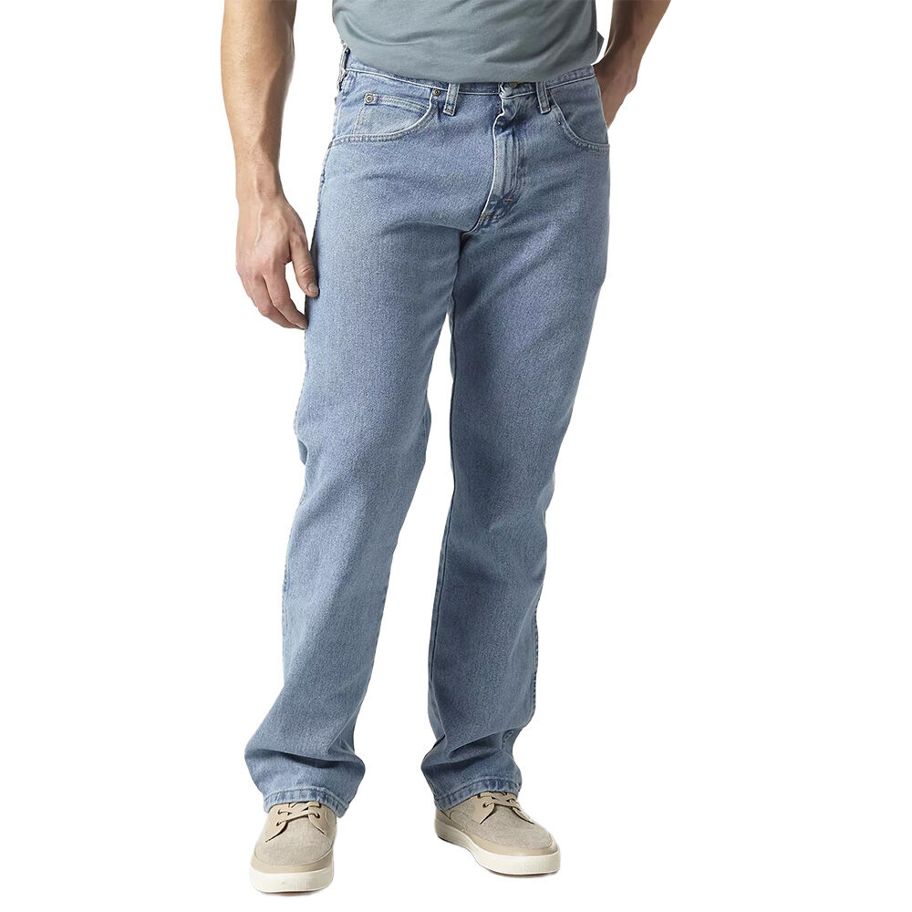 image of Men's High Rise Relaxed Fit Straight Leg Jean, Vintage Indigo