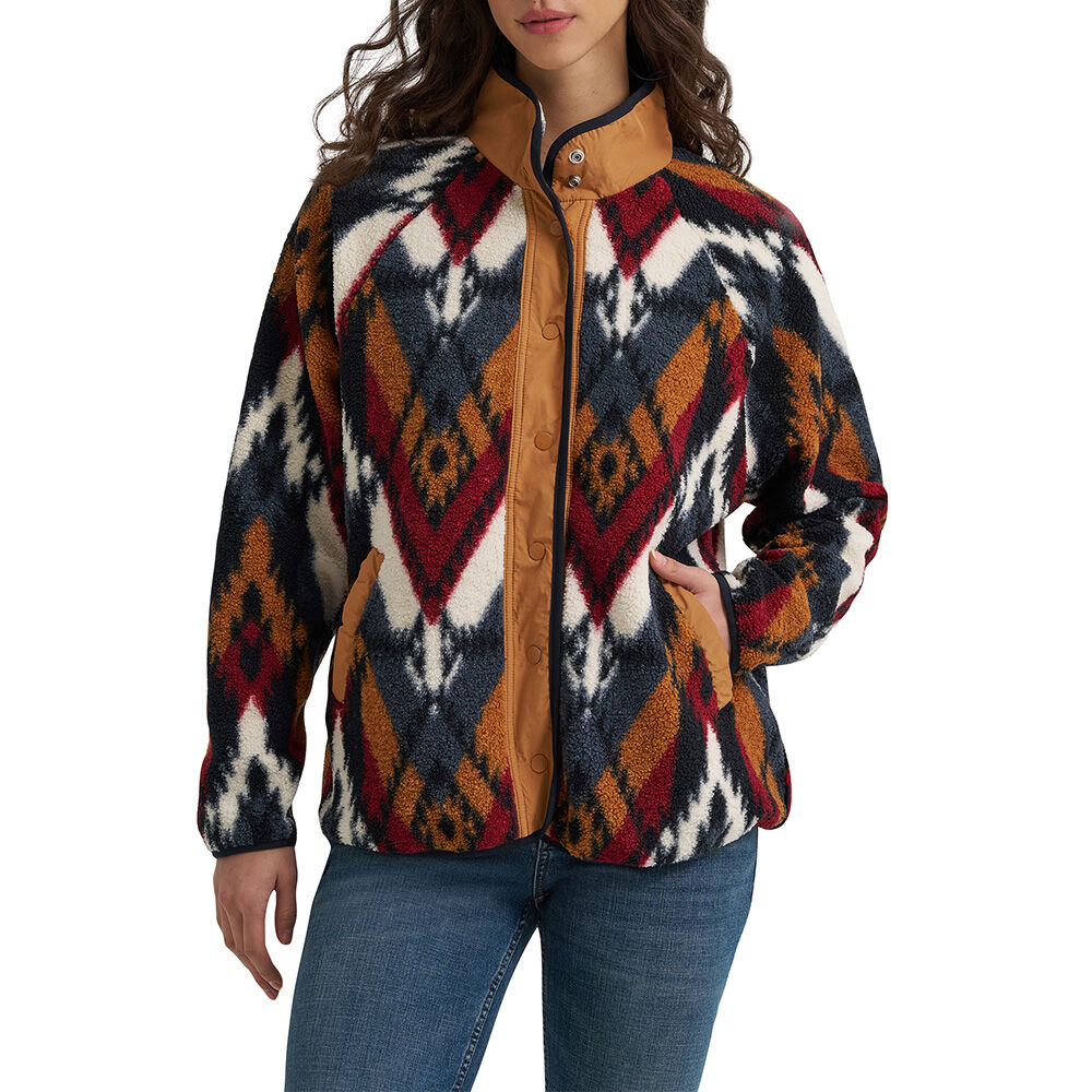 image of Women's Hay Away Sherpa Snap Jacket