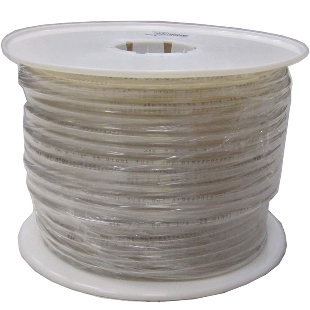 image of 515 C1006S Vinyl Hose Tubing with Spool, 1/4-Inch x 3/8-Inch, Clear (Sold By the Foot)