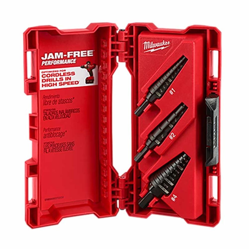 image of 3-Piece Step Drill Bit Set