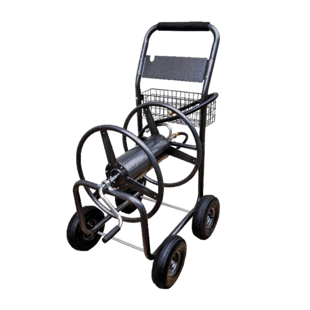 image of Steel 4 Wheeled Hose Truck