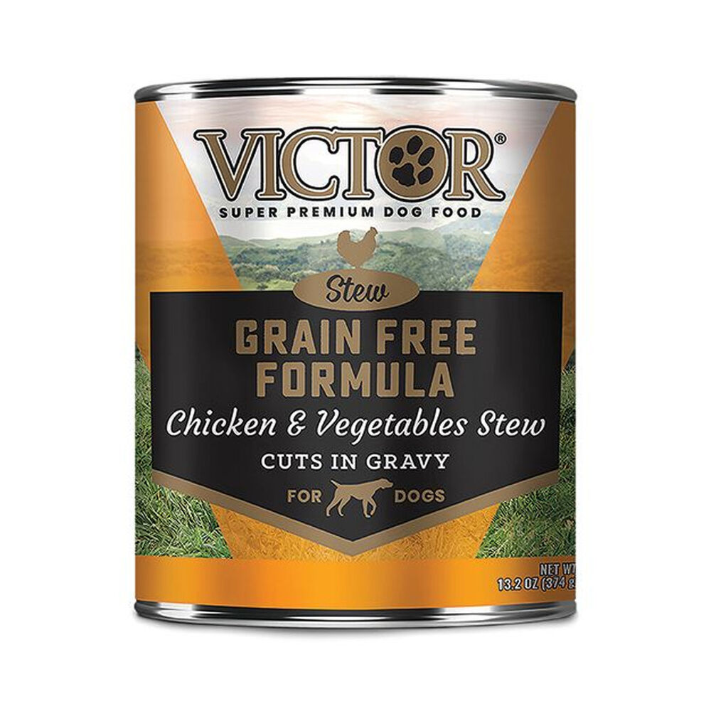 image of Super Premium Chicken & Vegetables Entre in Gravy Canned Dog Food, 13.2 oz