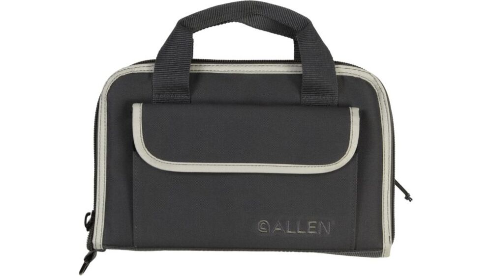 image of Attache Gray/White Double Handgun Case