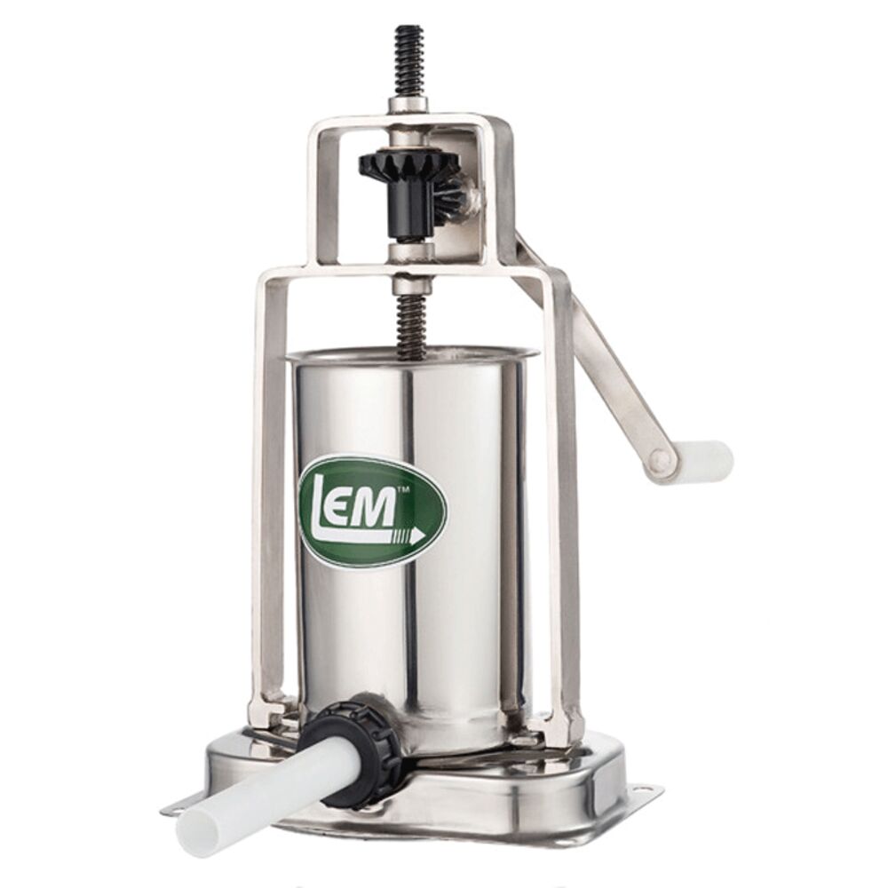 image of Stainless Steel Vertical Sausage Stuffer, 5 lbs