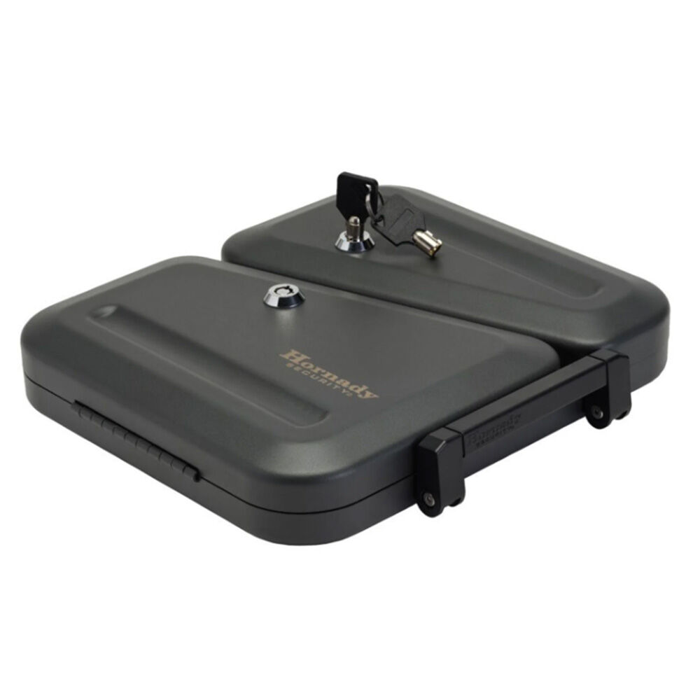 image of Dual-Lid Lock Box with Key Lock