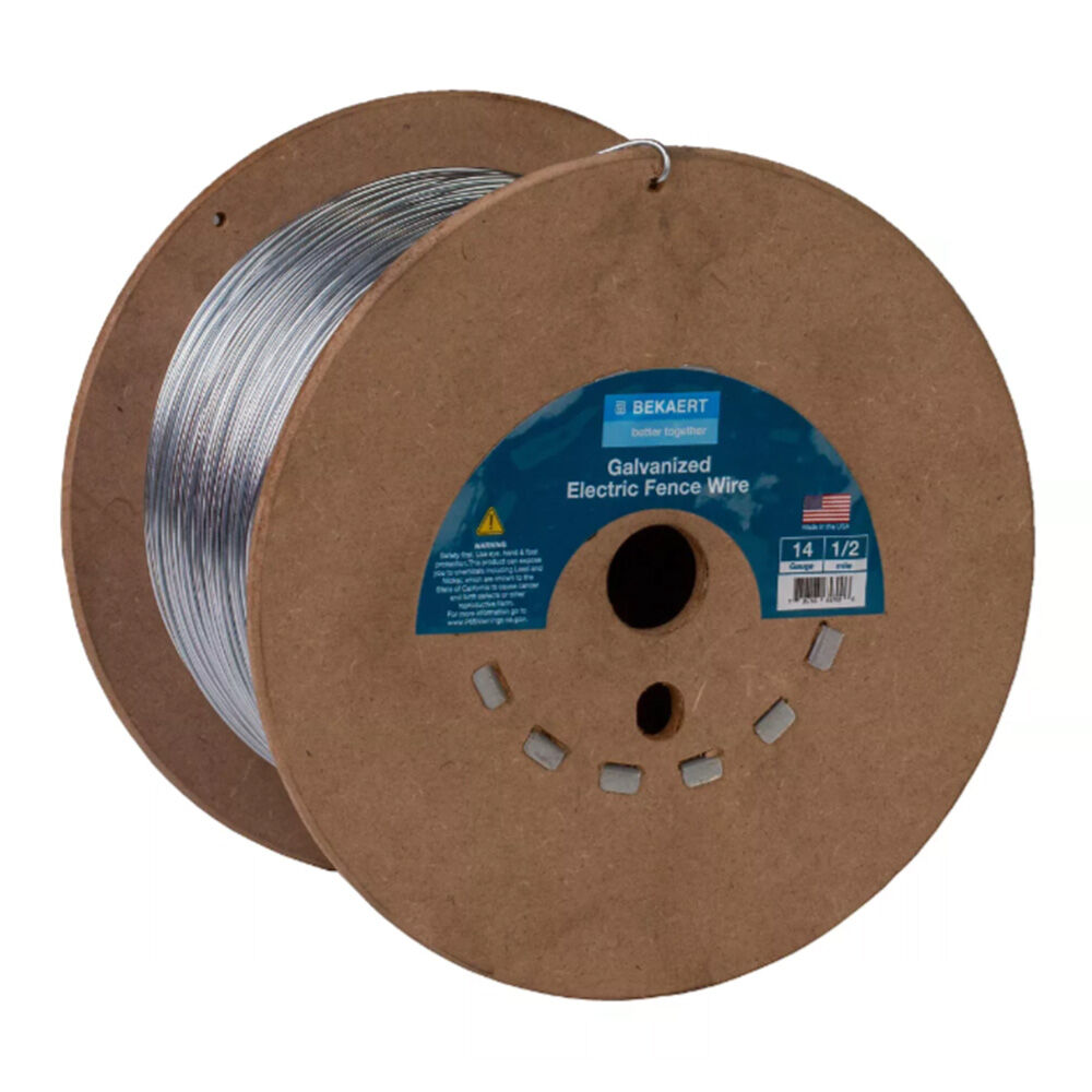 image of 14 Gauge 1/2 Mile Electric Fence Wire
