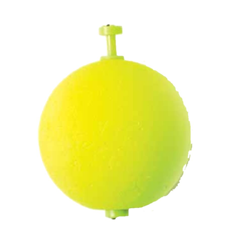 image of Round Foam Float, Chartreuse, 1 1/4 in