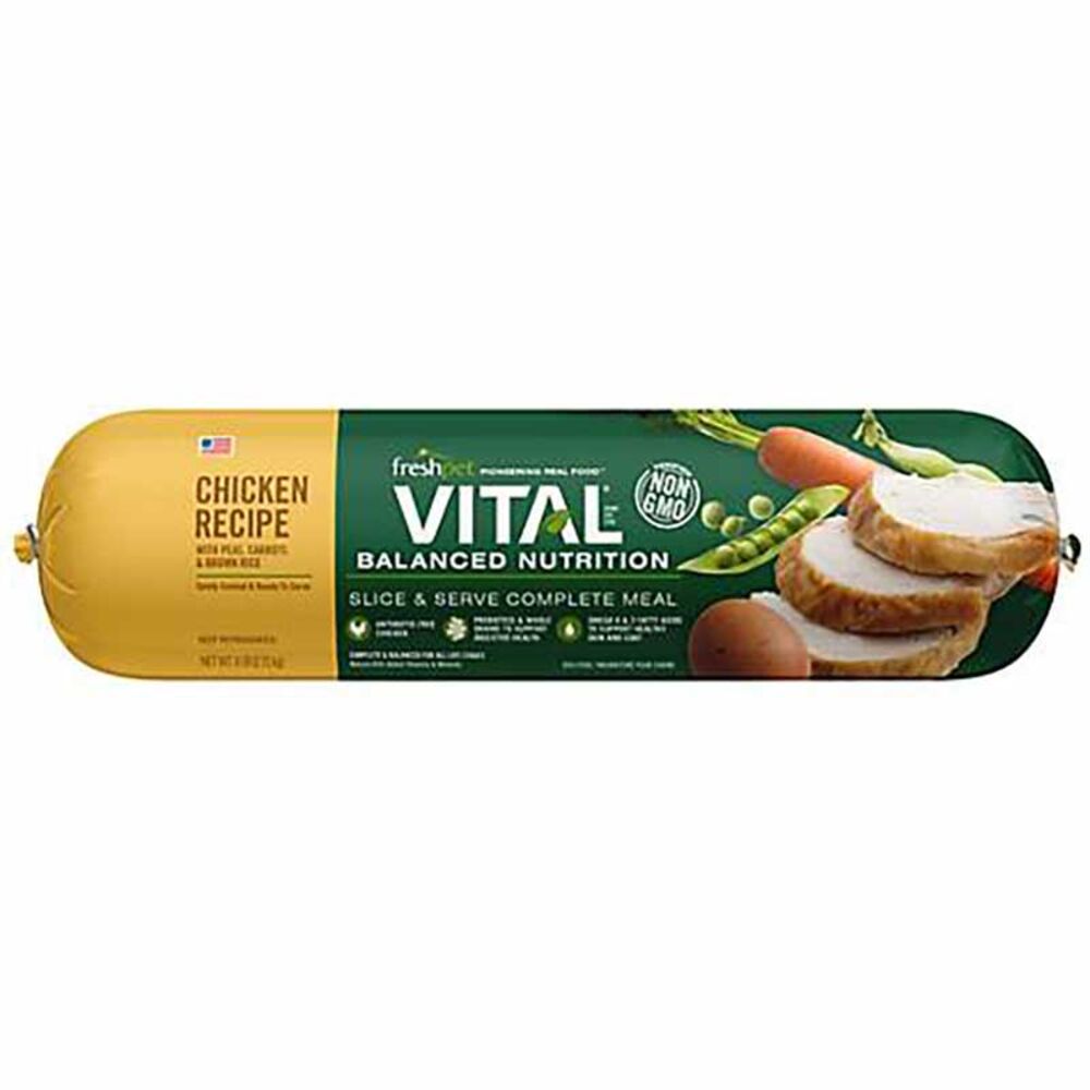 image of Vital Balanced Nutrition Chicken and Whole Grain Fresh Dog Food, 6 lb
