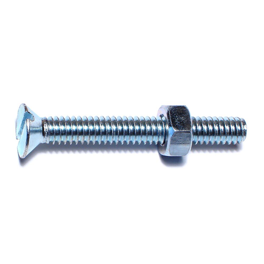 image of 1/4-20 X 2 Slotted Flat Stove Bolt