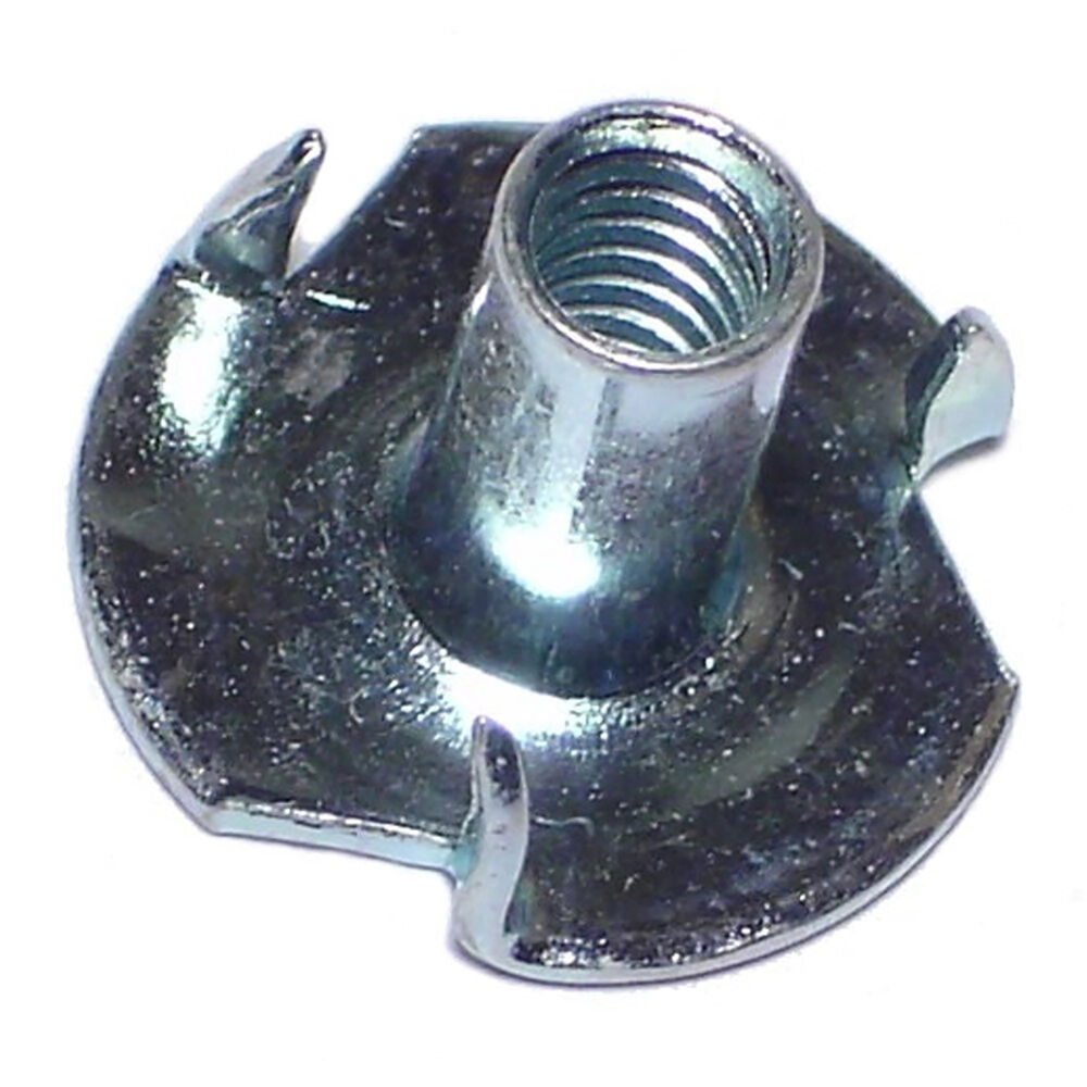 image of #10-24 x 7/16-Inch Zinc 3-Prong Tee Nut - 1 Count
