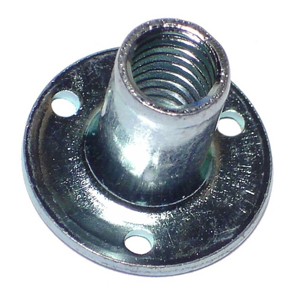 image of 5/16-Inch-18 Zinc Brad Hole Tee Nut - 1 Count