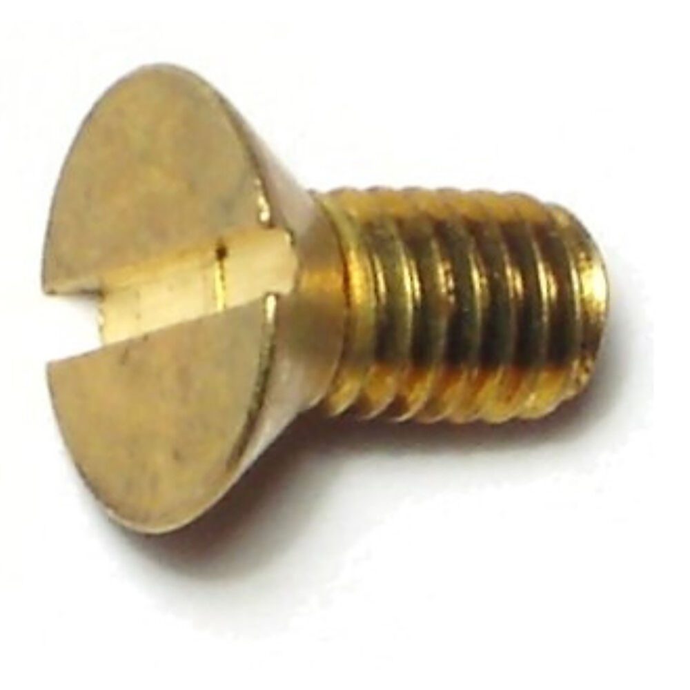 image of 10-32 X 3/8 Slotted Flat Machine Screw