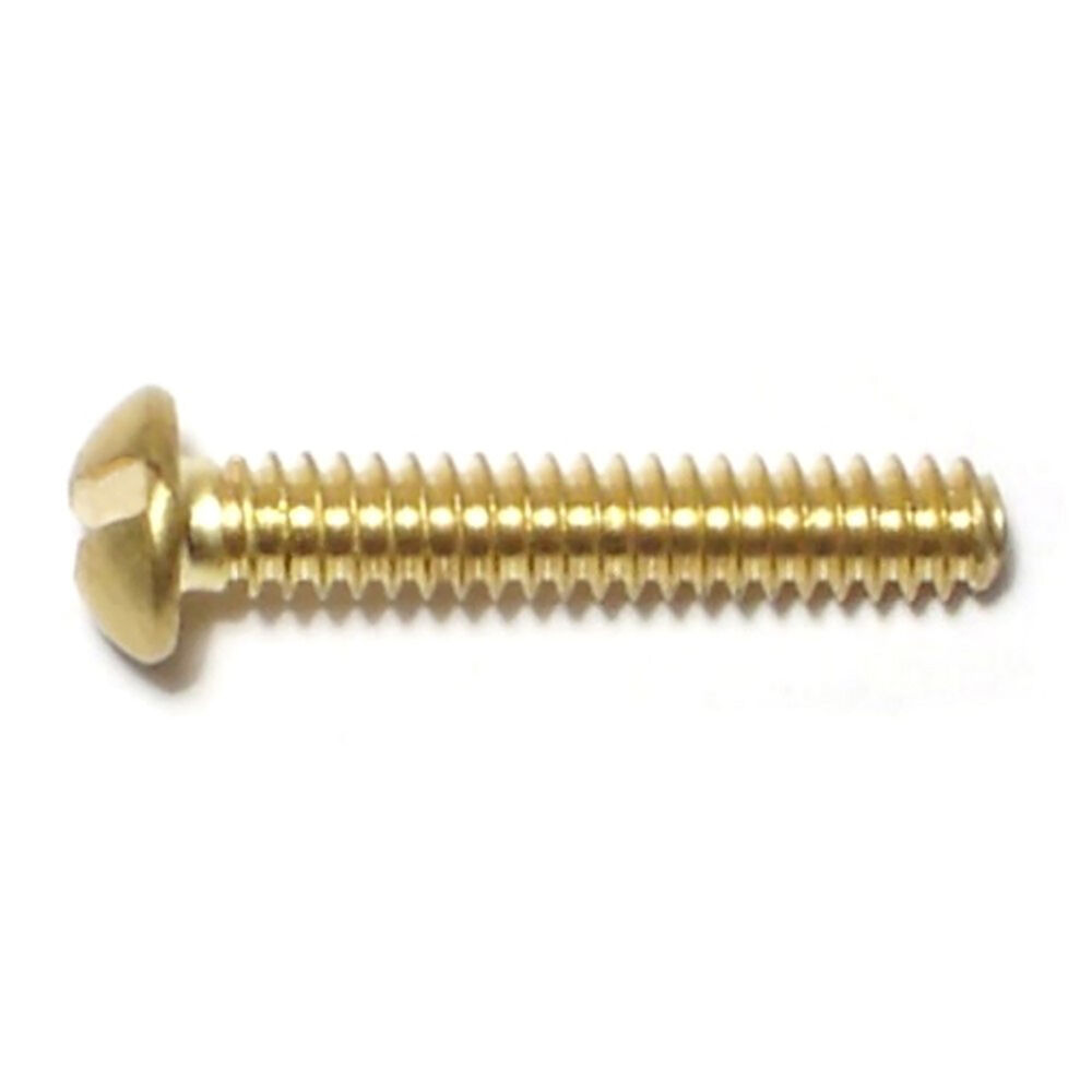 image of 6-32 X 3/4 Slotted Round Machine Screw