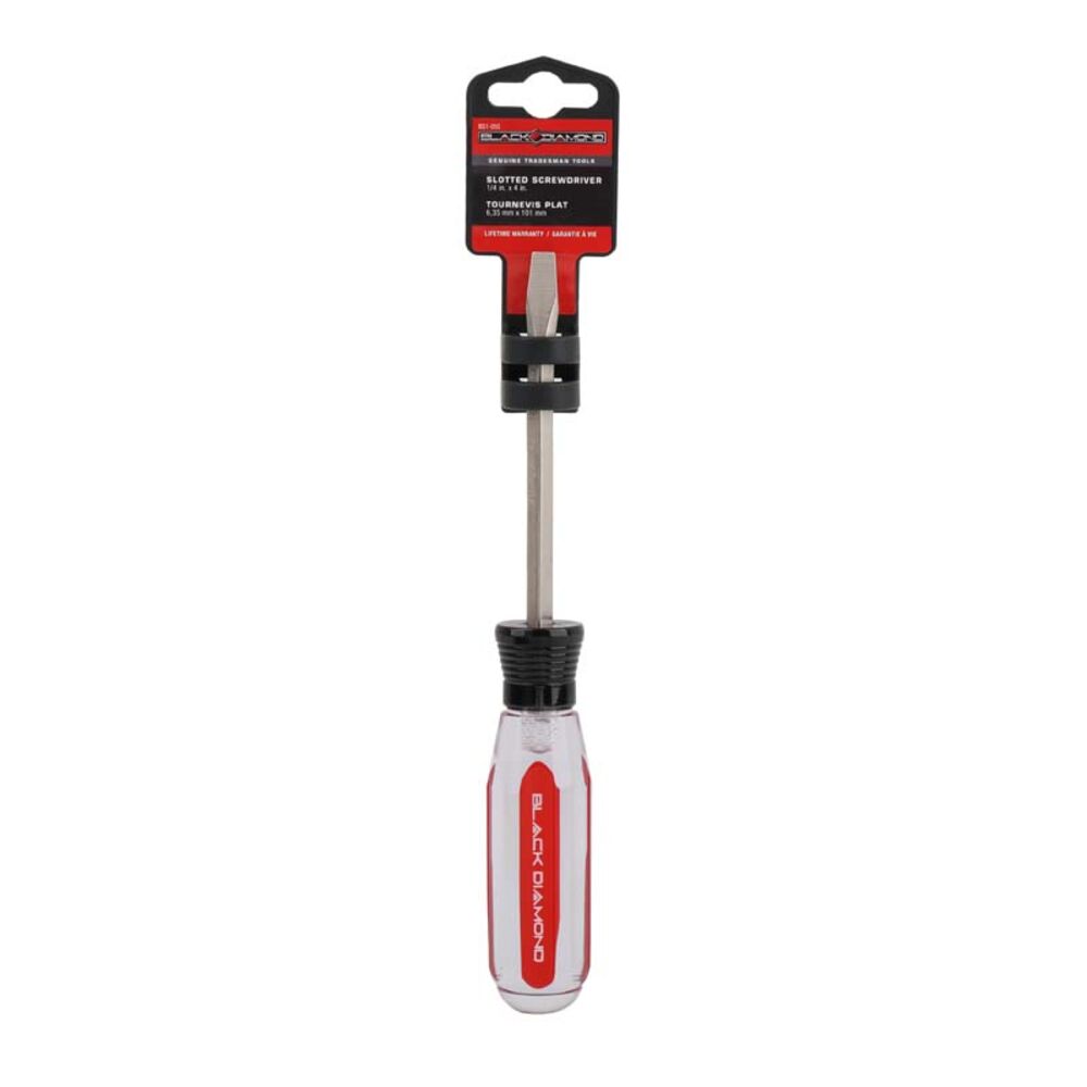image of 1/4-inch x 4-inch Slotted Screwdriver