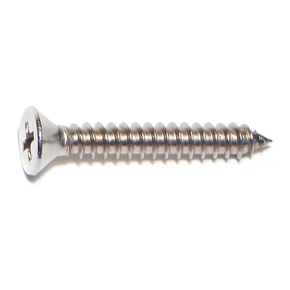 image of 10 x 1-1/4 Phillips Flat Sheet Metal Screws - 82232