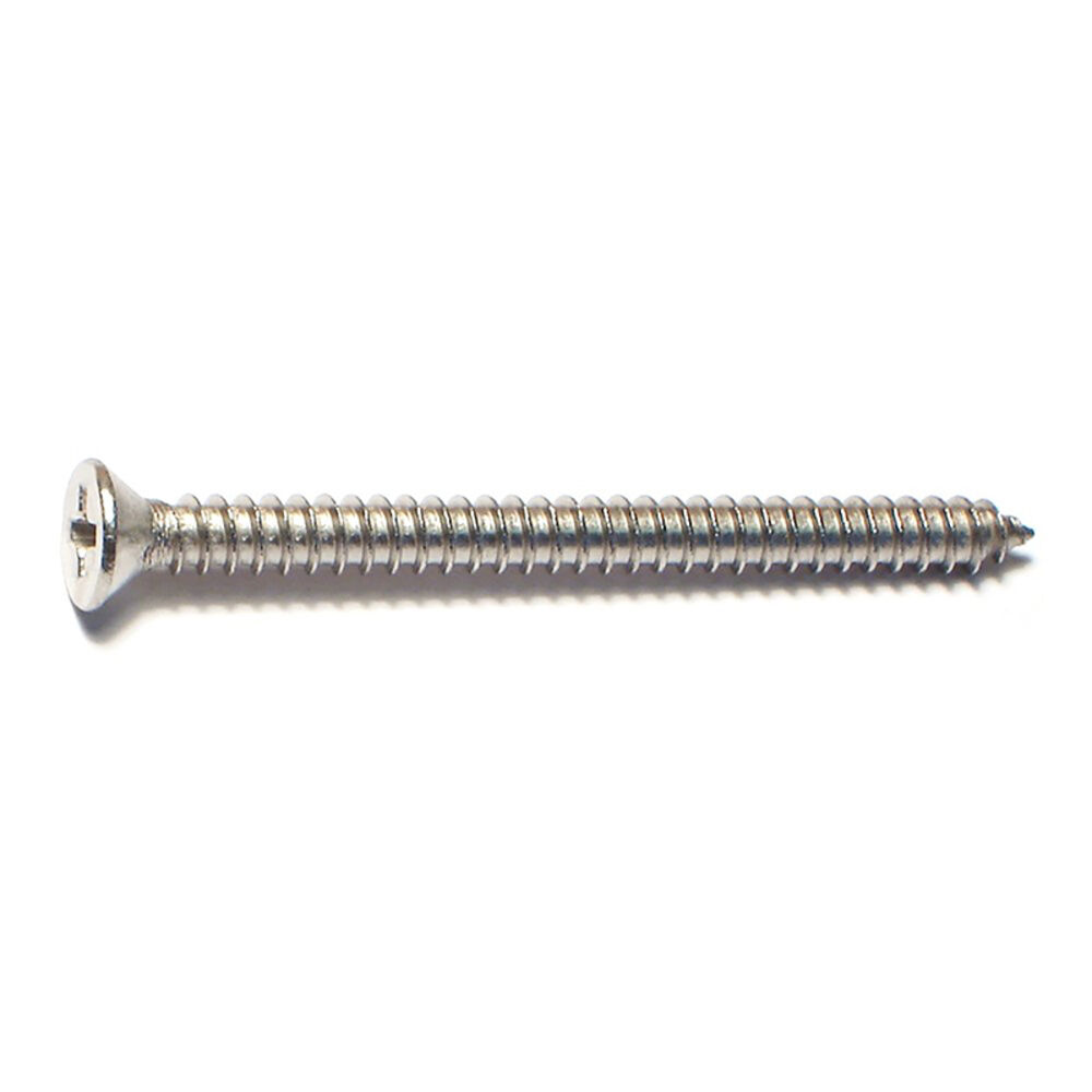 image of 8 x 2 Phillips Flat Sheet Metal Screws - 82236