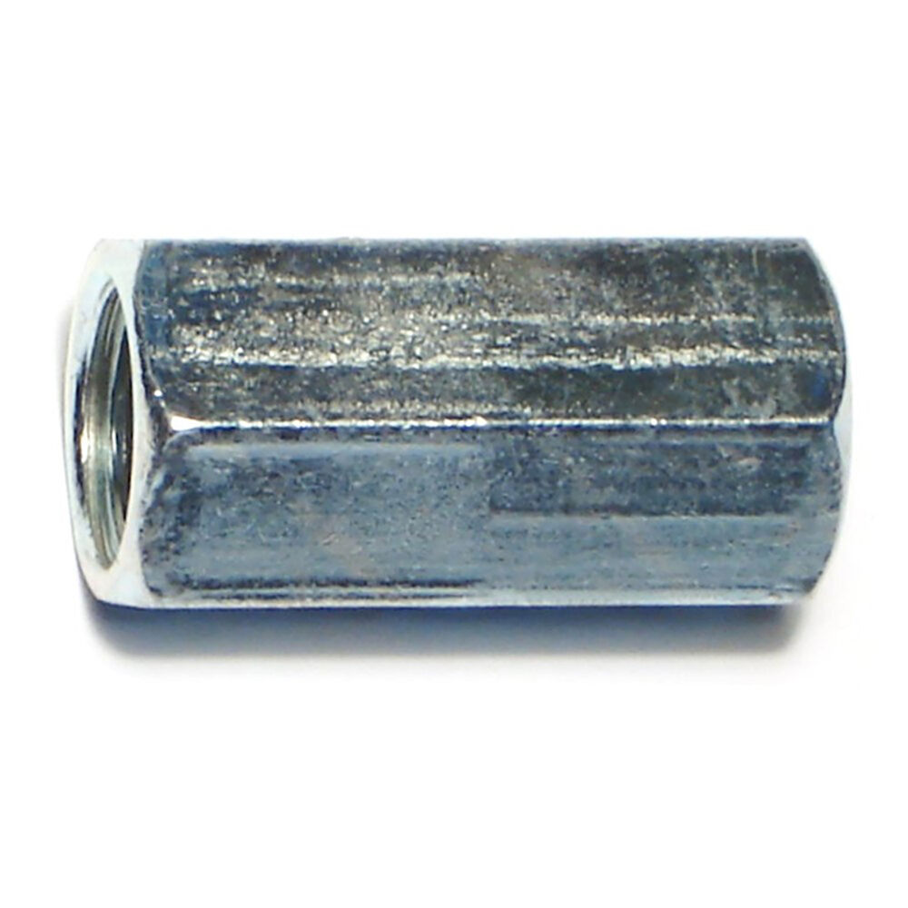 image of 3/8-Inch x 1/2-Inch-13 Zinc Coupling Nut - 1 Count