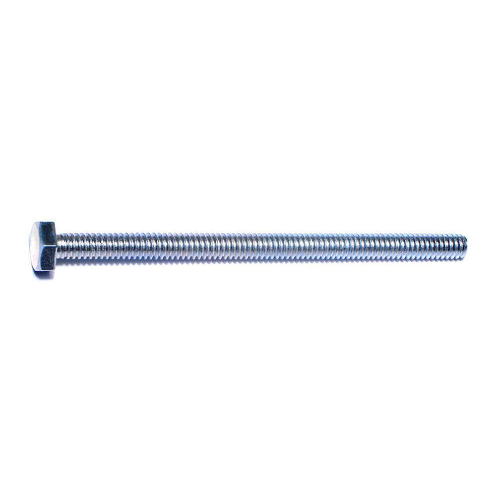 image of Full Thread Hex Tap Bolts, 1/4-20 x 4, Zinc, 1-Piece
