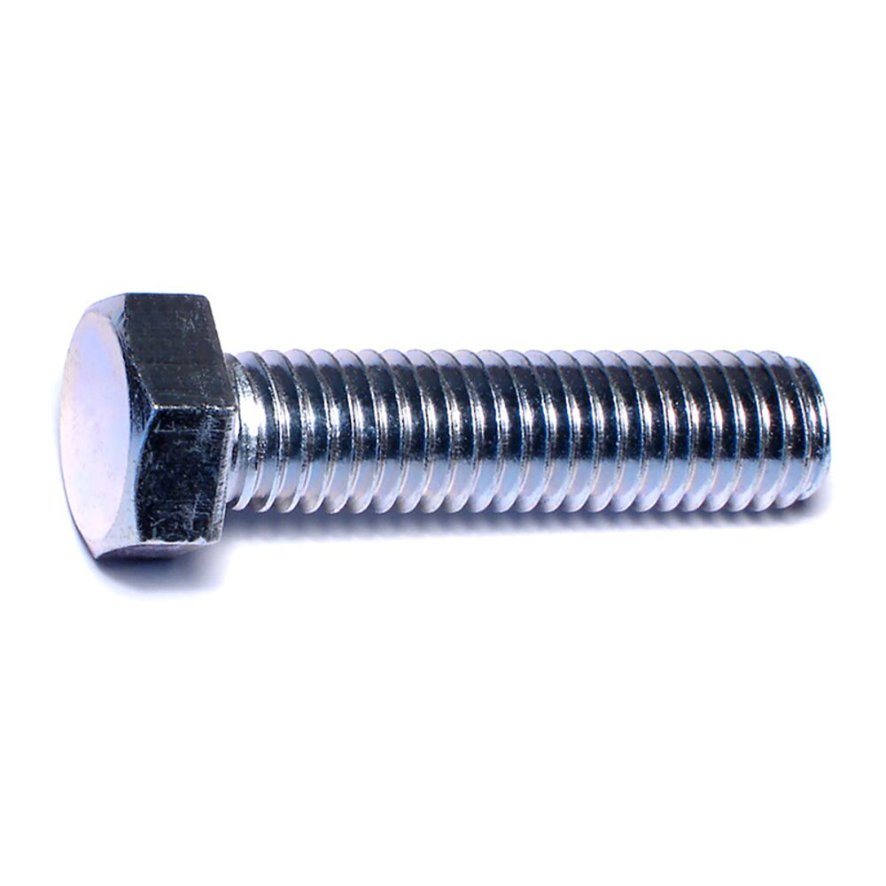 image of Full Thread Hex Tap Bolts, 1/2-13 x 2, Zinc, 1-Piece