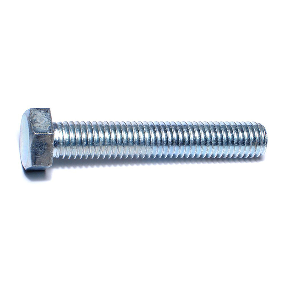 image of Full Thread Hex Tap Bolts, 1/2-13 x 3, Zinc, 1-Piece