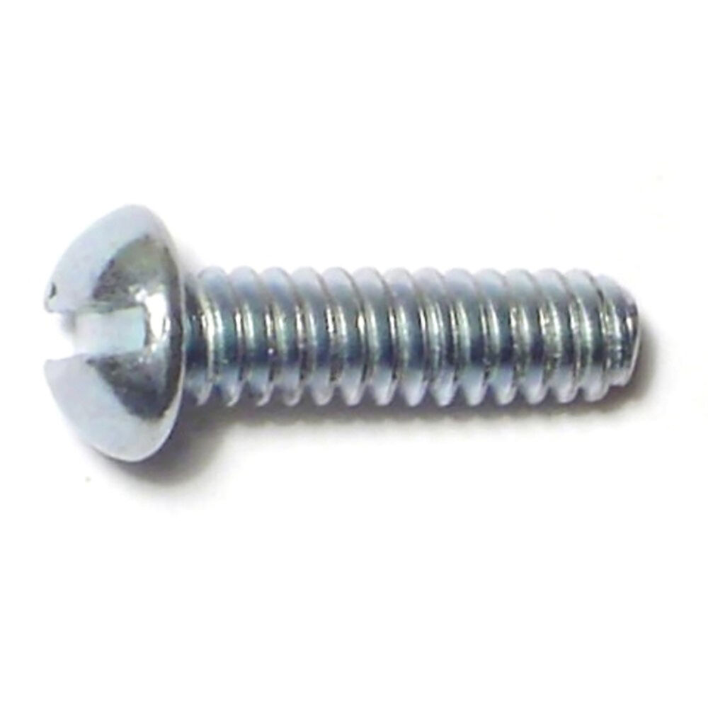 image of Slotted Round Stove Bolts, 6-32 x 1/2, Zinc, 4-Piece
