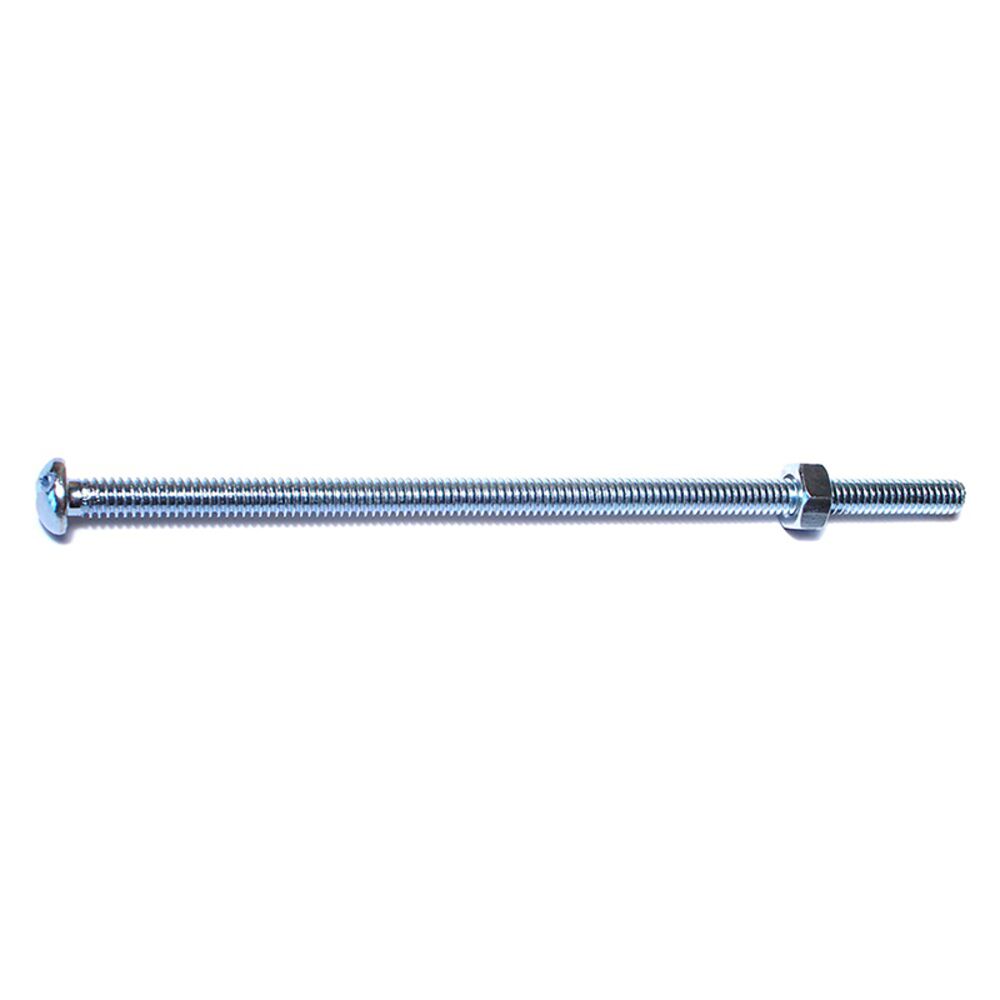 image of Slotted Round Stove Bolts, 1/4-20 x 6, Zinc, 1-Piece