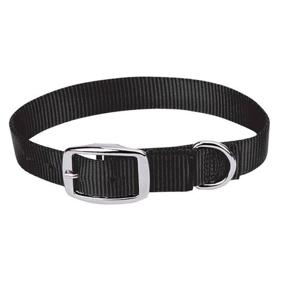 image of Choice Nylon Dog Collar, Black, 5/8-inch X 9-inch