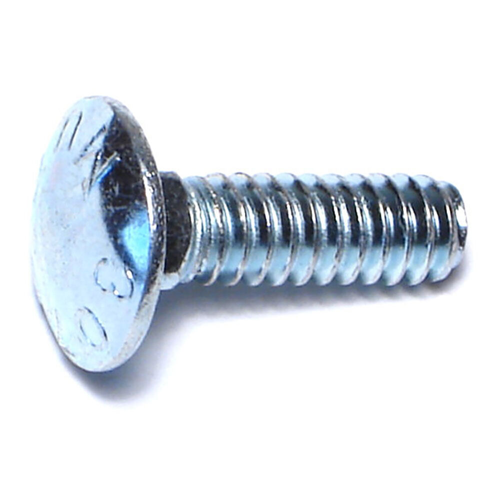 image of Carriage Bolts, 3/16-24 x 5/8, Zinc, 2-Piece