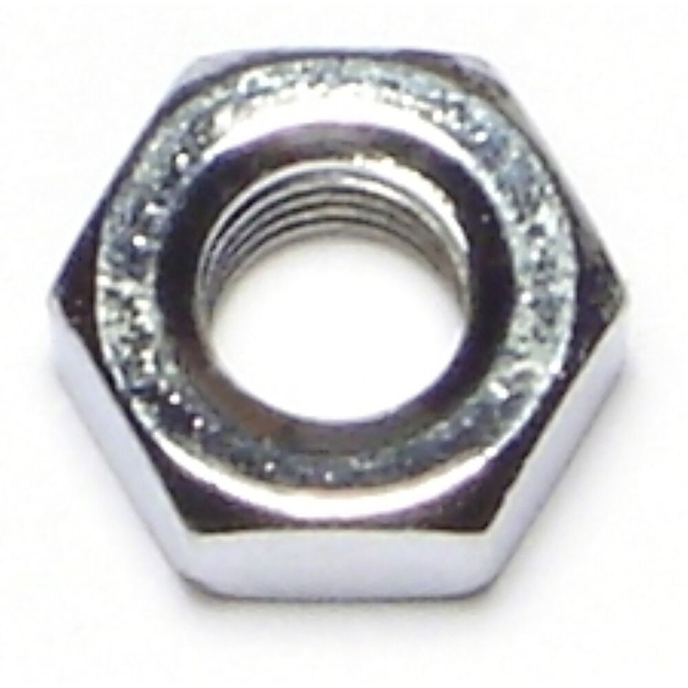 image of Fine Hex Nuts - Grade 5, 1/4-28, Chrome, 1-Piece