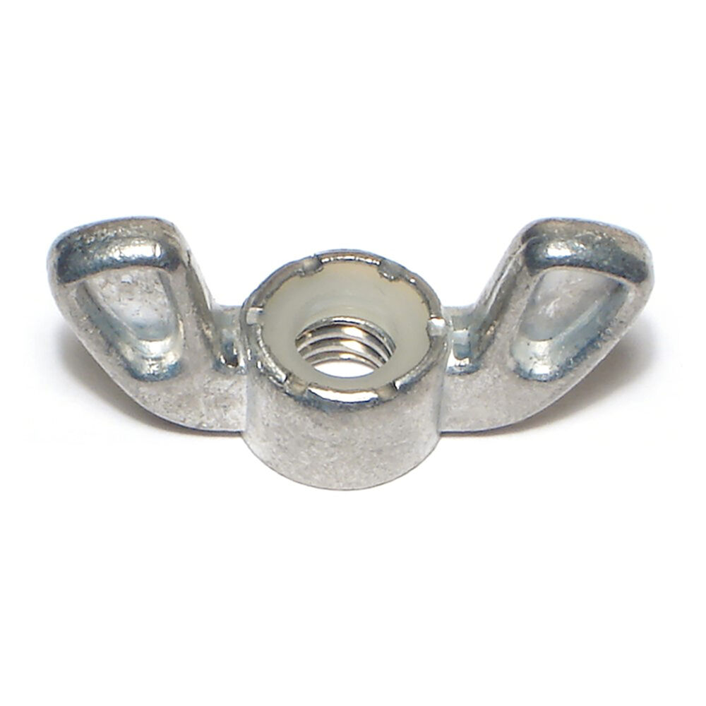 image of 5/16-Inch-18 Zinc Nylon Insert Wing Nut - 1 Count