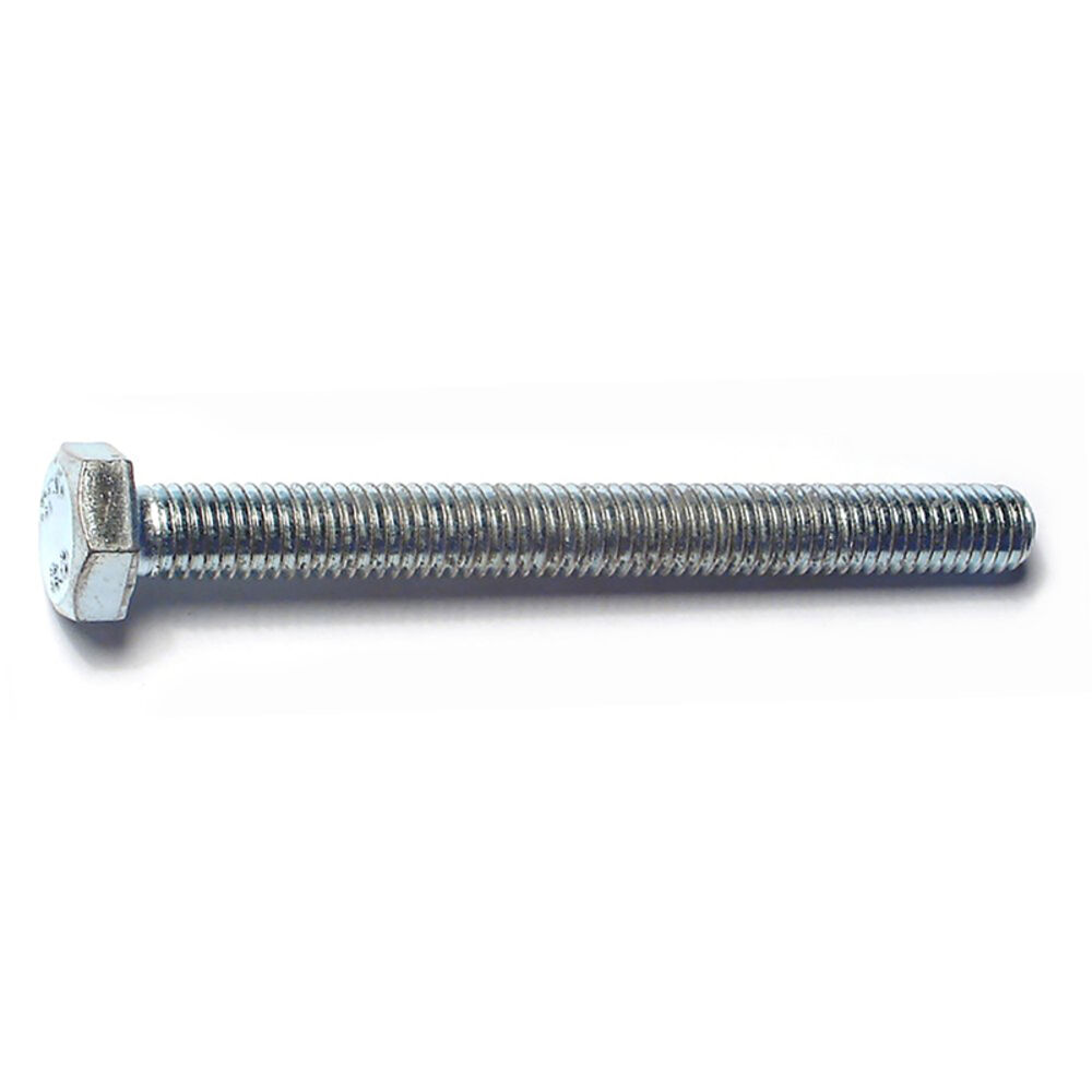 image of Metric Full Thread Bolt, 8mm-1.25 x 80mm, Zinc, 1-Piece