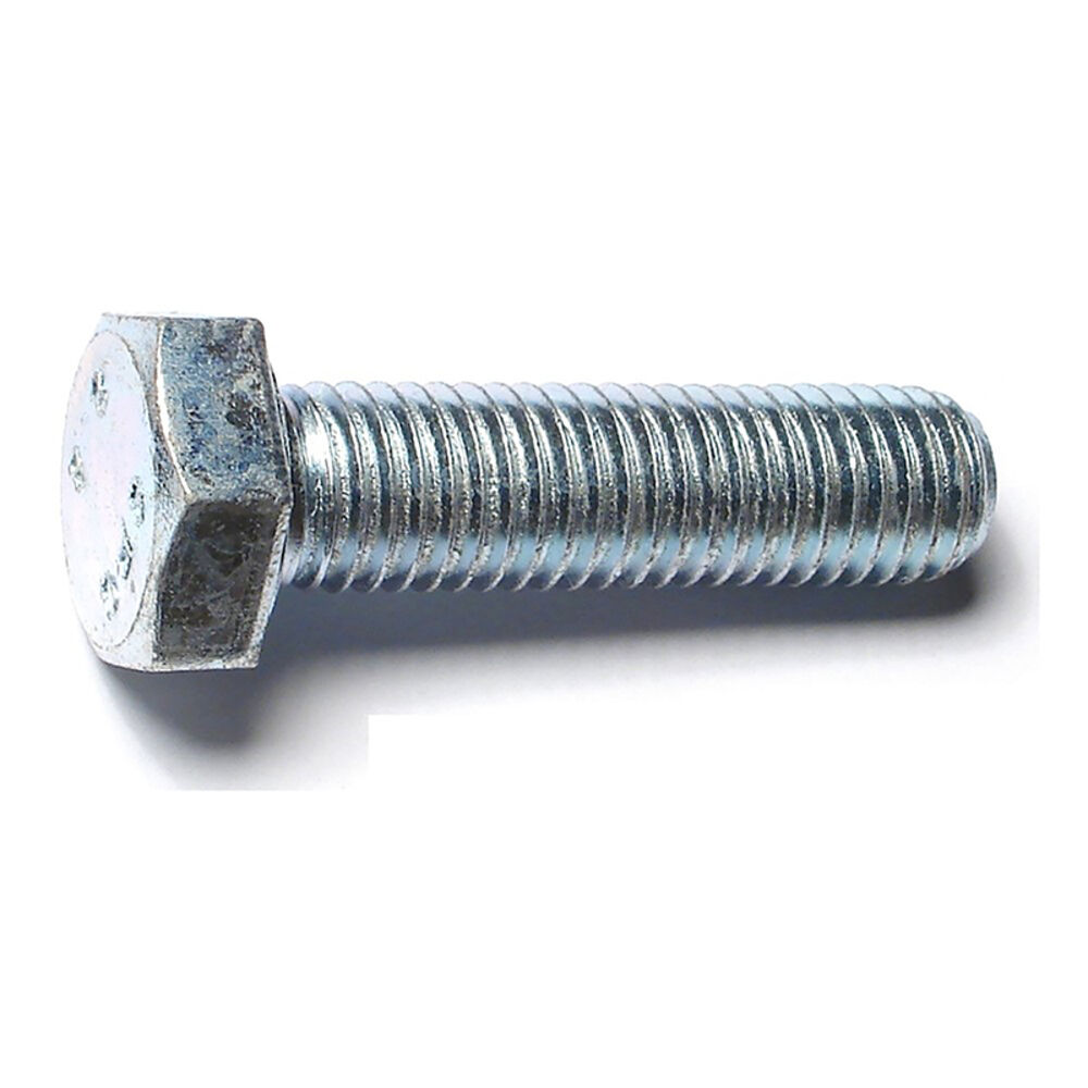 image of Metric Full Thread Bolt, 12mm-1.75 x 45mm, Zinc, 1-Piece