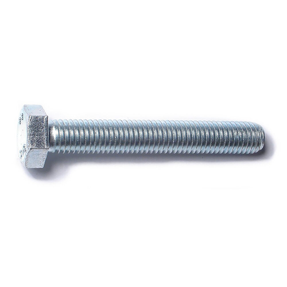 image of Metric Full Thread Bolt, 12mm-1.75 x 80mm, Zinc, 1-Piece