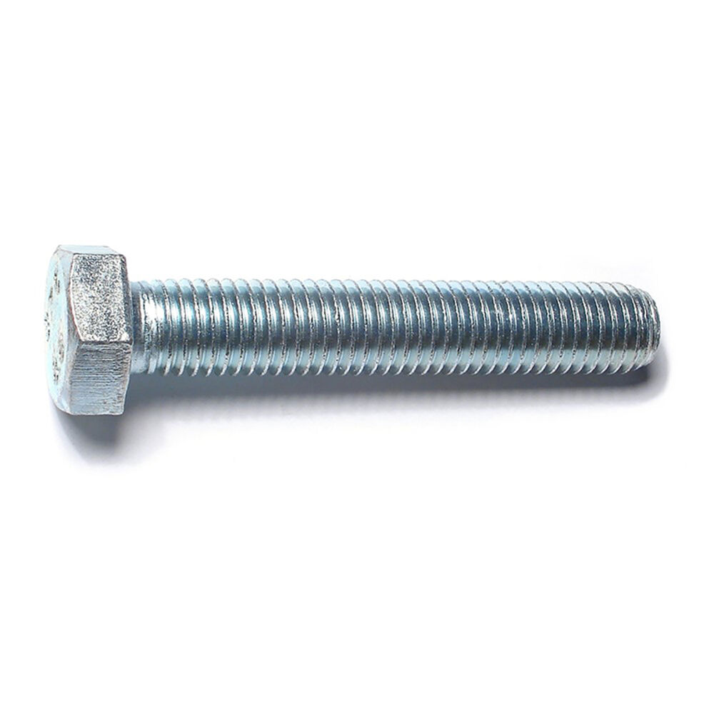 image of Metric Full Thread Bolt, 14mm-2.00 x 80mm, Zinc, 1-Piece
