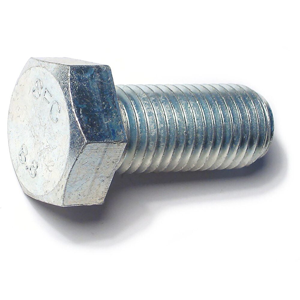 image of Metric Full Thread Bolt, 20mm-2.50 x 45mm, Zinc, 1-Piece