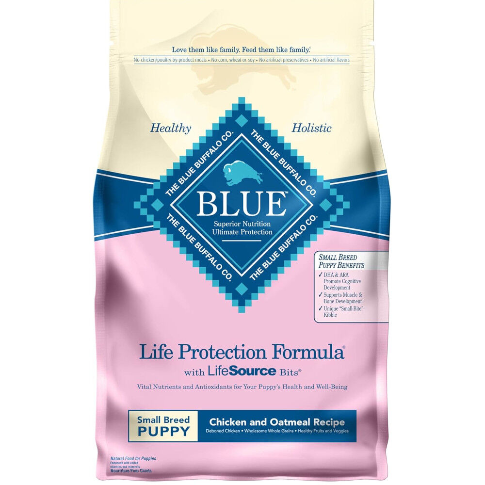 image of BLUE Life Protection Small Breed Chicken and Oatmeal Recipe, 6 lbs