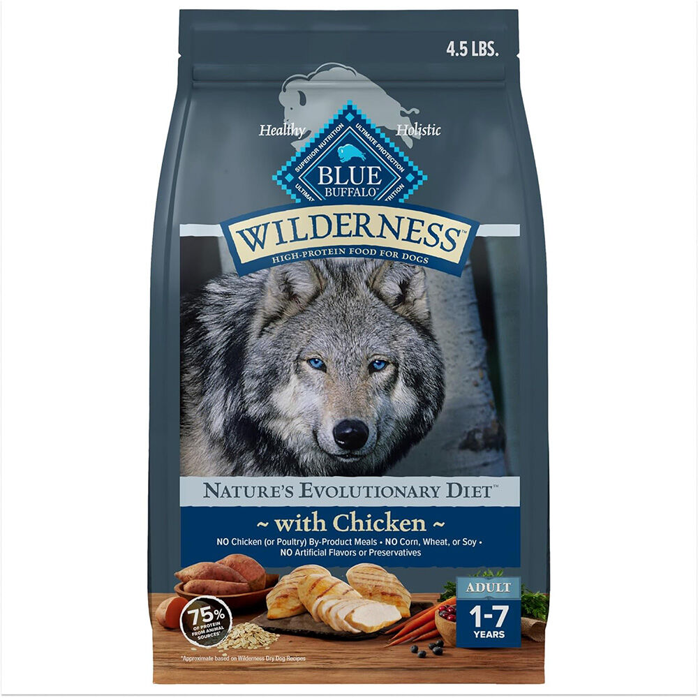 image of BLUE Wilderness Adult Chicken Recipe, 4.5 lbs