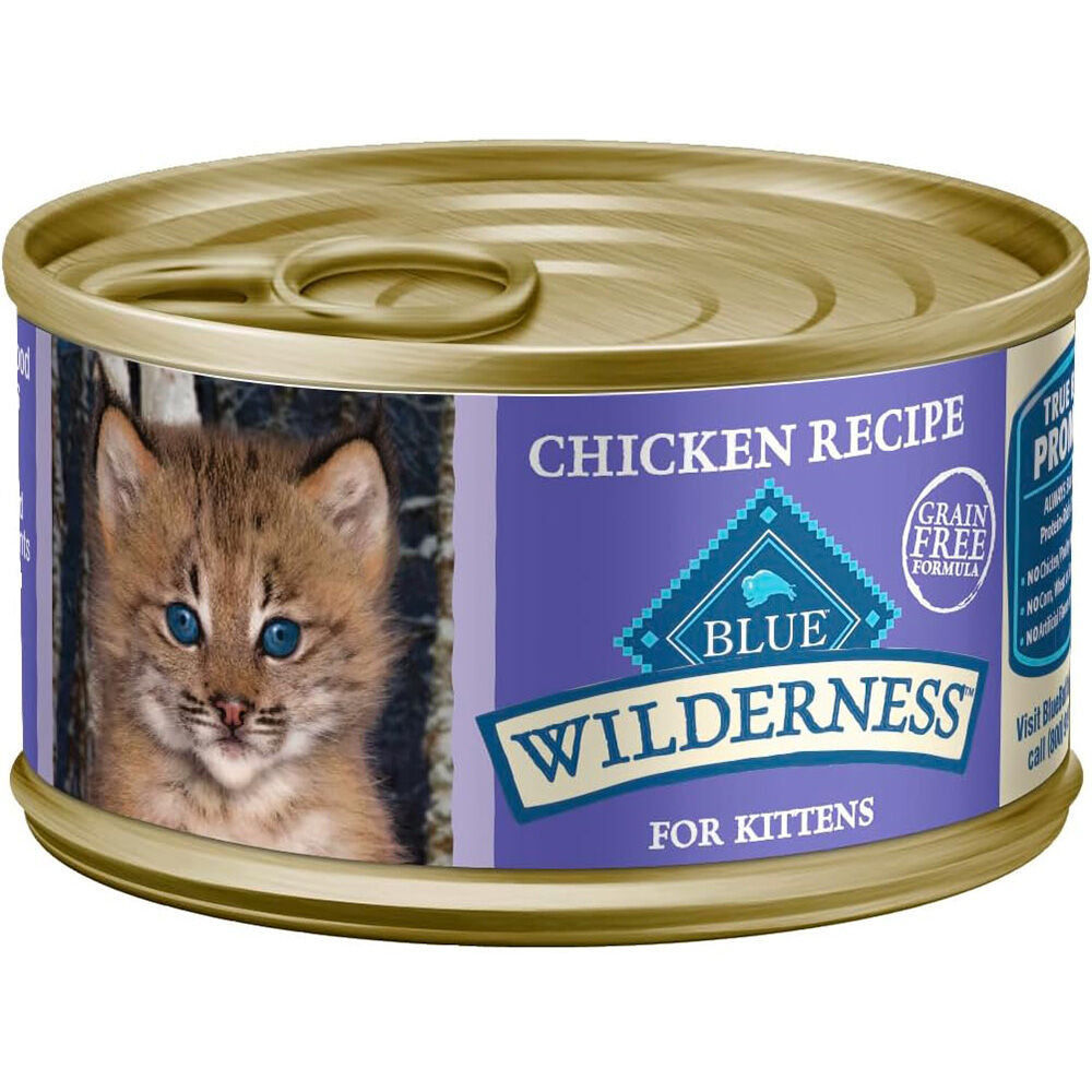 image of BLUE Wilderness Wet Cat Food Kitten Food- Chicken, 3 oz