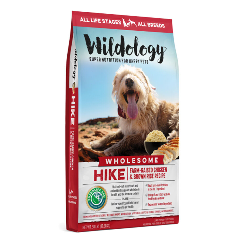 image of Dry Dog Food- HIKE Farm-Raised Chicken & Brown Rice, 30 lb