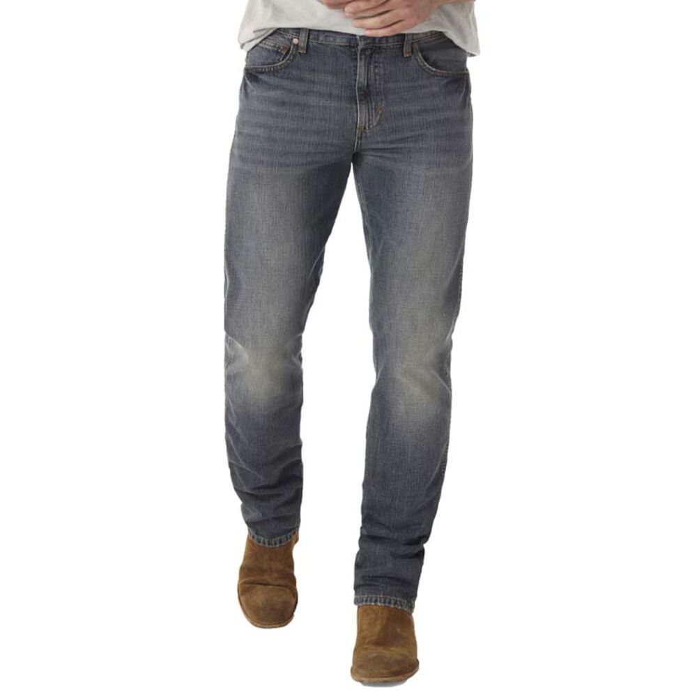 image of Men's Retro Low Rise Straight Leg Slim Fit Jean